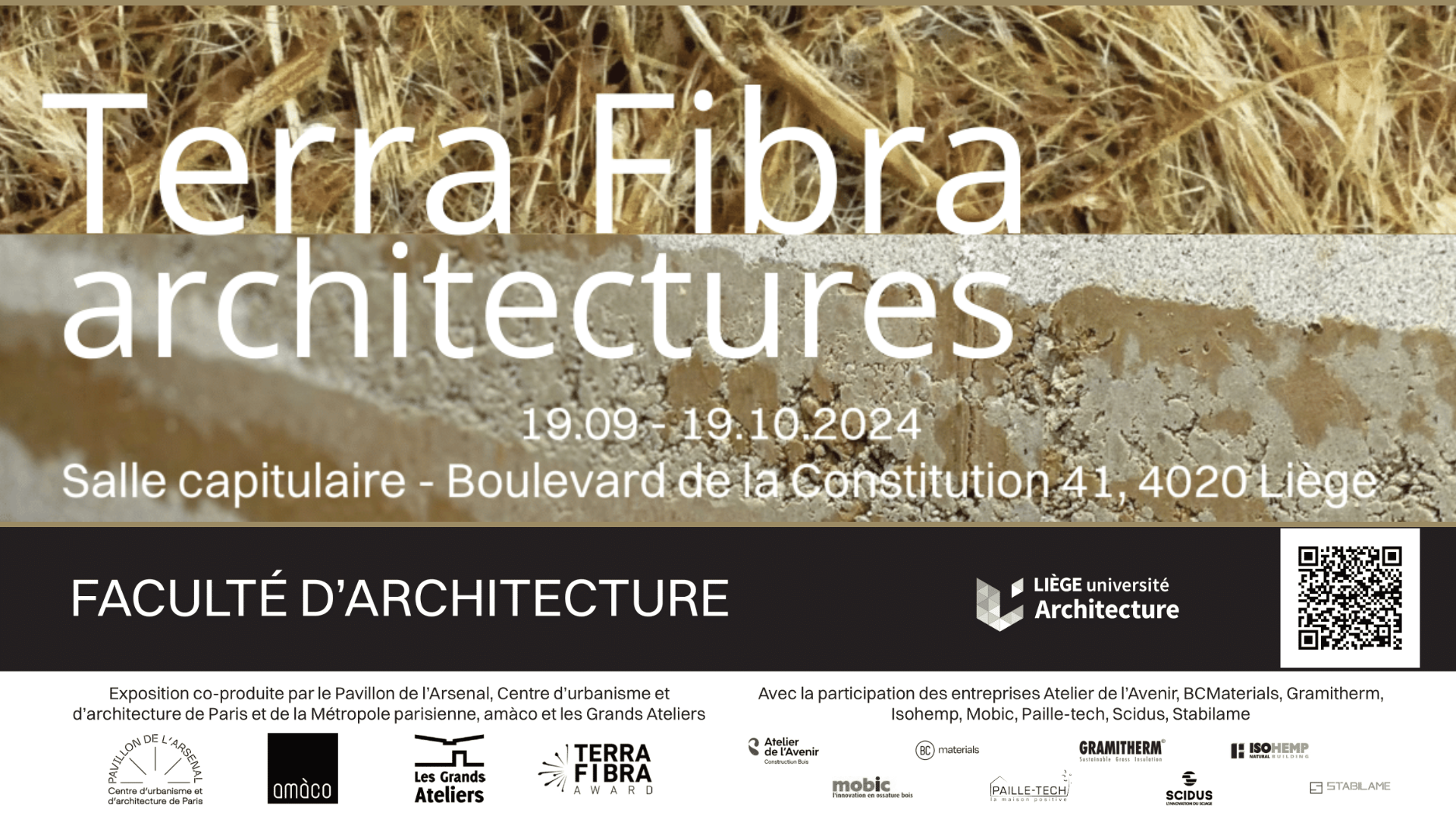 GreenWin recommande une expo incontournable sur les architectures bio-sourcées: TERRA FIBRA