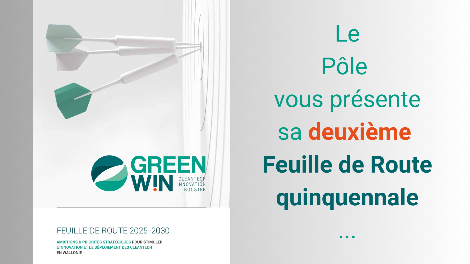 GreenWin vous présente sa deuxième Feuille de Route quinquennale 2025-2030