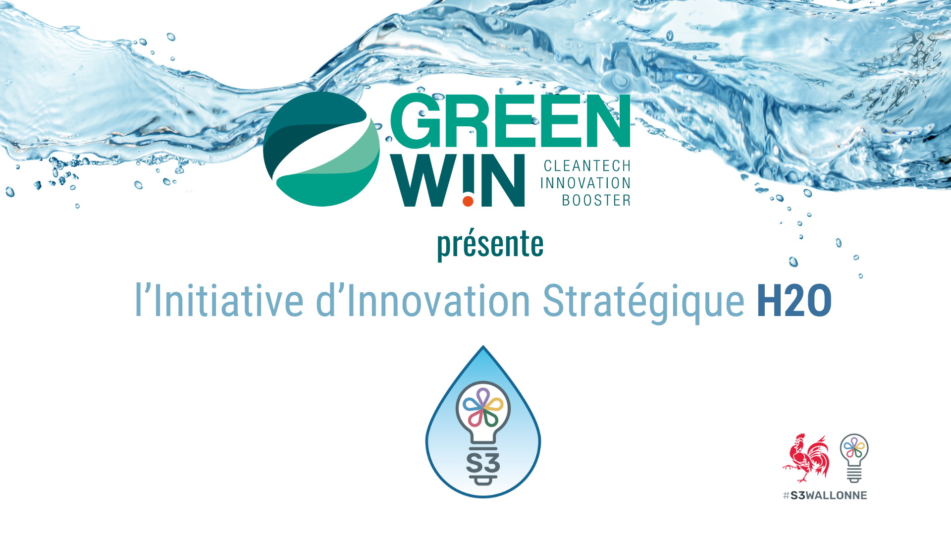 GreenWin présente l'Initiative d'Innovation Stratégique H2O