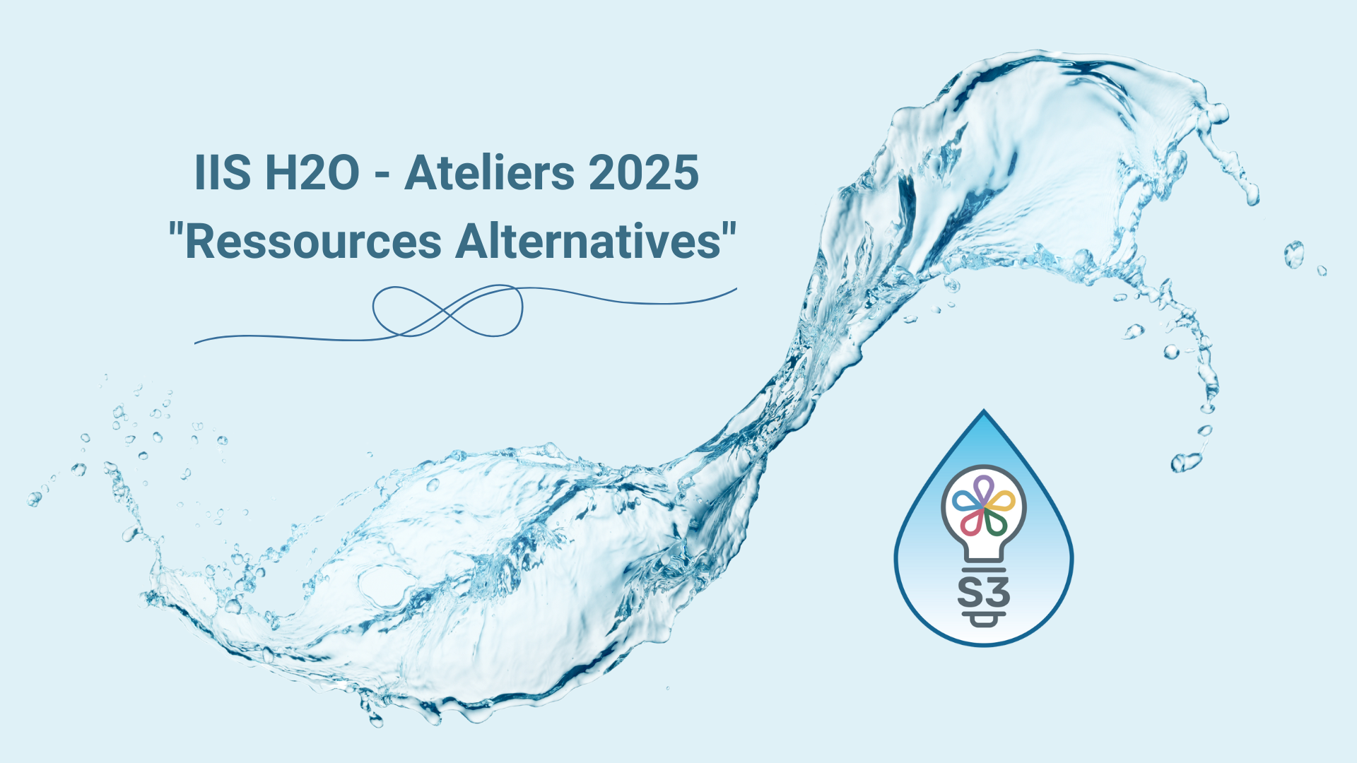 Ateliers innovants sur les ressources alternatives en eau de l'IIS H2O : Rejoignez le mouvement de la S3 wallonne...