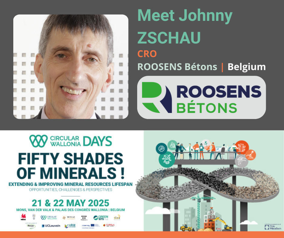 GreenWin presents Johnny ZSCHAU, CRO of the visionary company ROOSENS Bétons