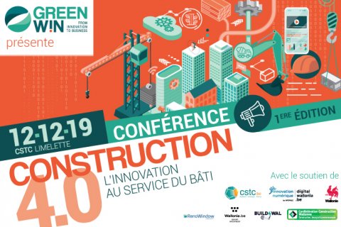 GreenWin a tenu la 1ère édition de Conférence Construction: CONSTRUCTION 4.0 le 12 décembre 2019