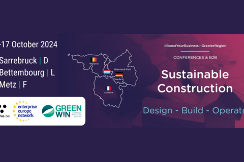 Participate in the Sustainable Construction Contact Days in the Greater Region from 15-17/10/24